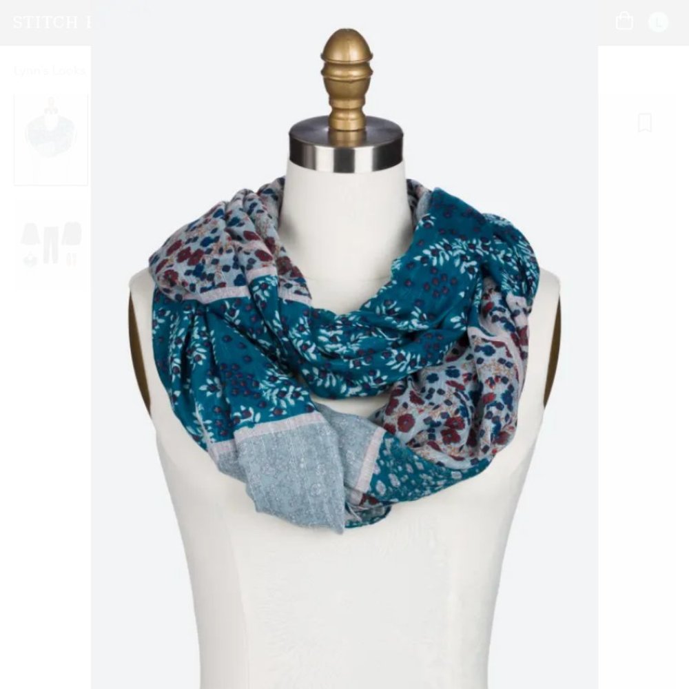 Stitchfix - LULLA - Mia Floral Infinity Scarf NWT